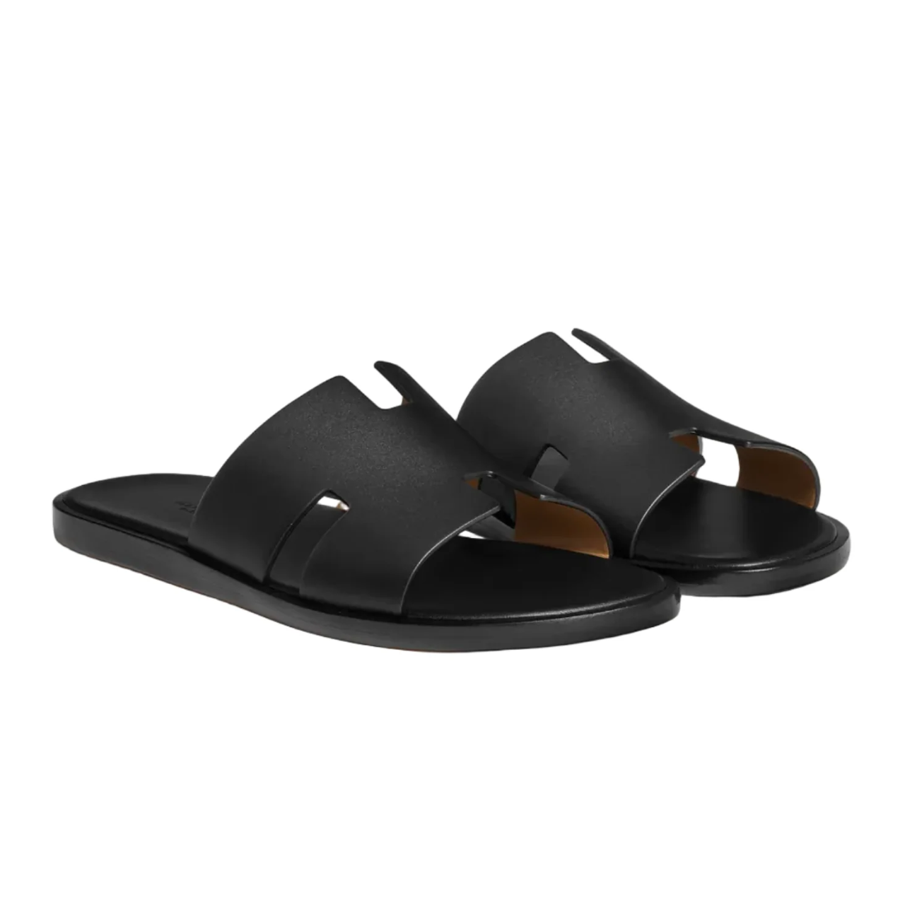 Hermes Paris 'Noir' Izmir Sandals