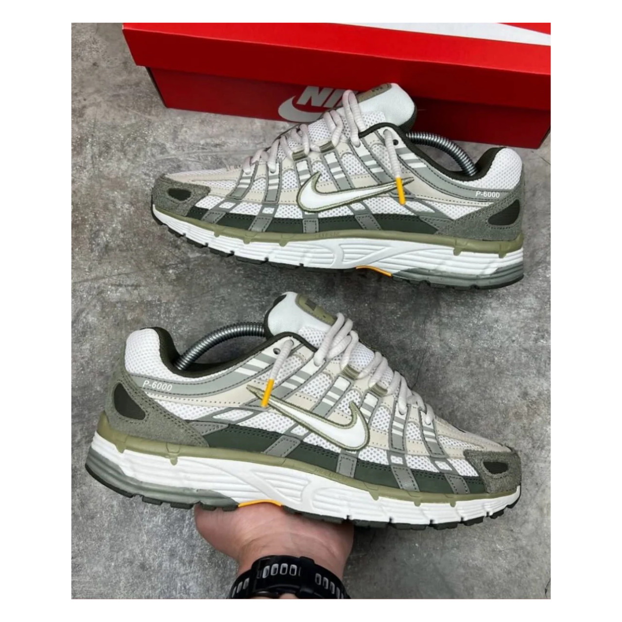 Nike P-6000 Light Army Khaki Green