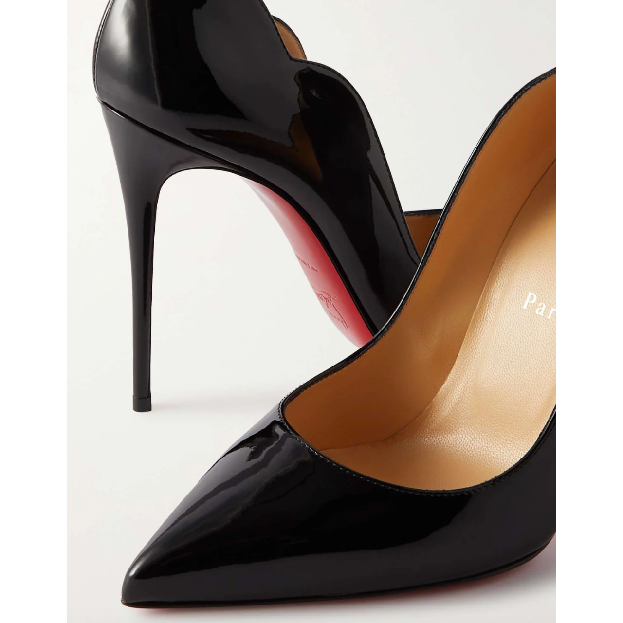 Christian Louboutin Hot Chick 100 patent-leather Pumps